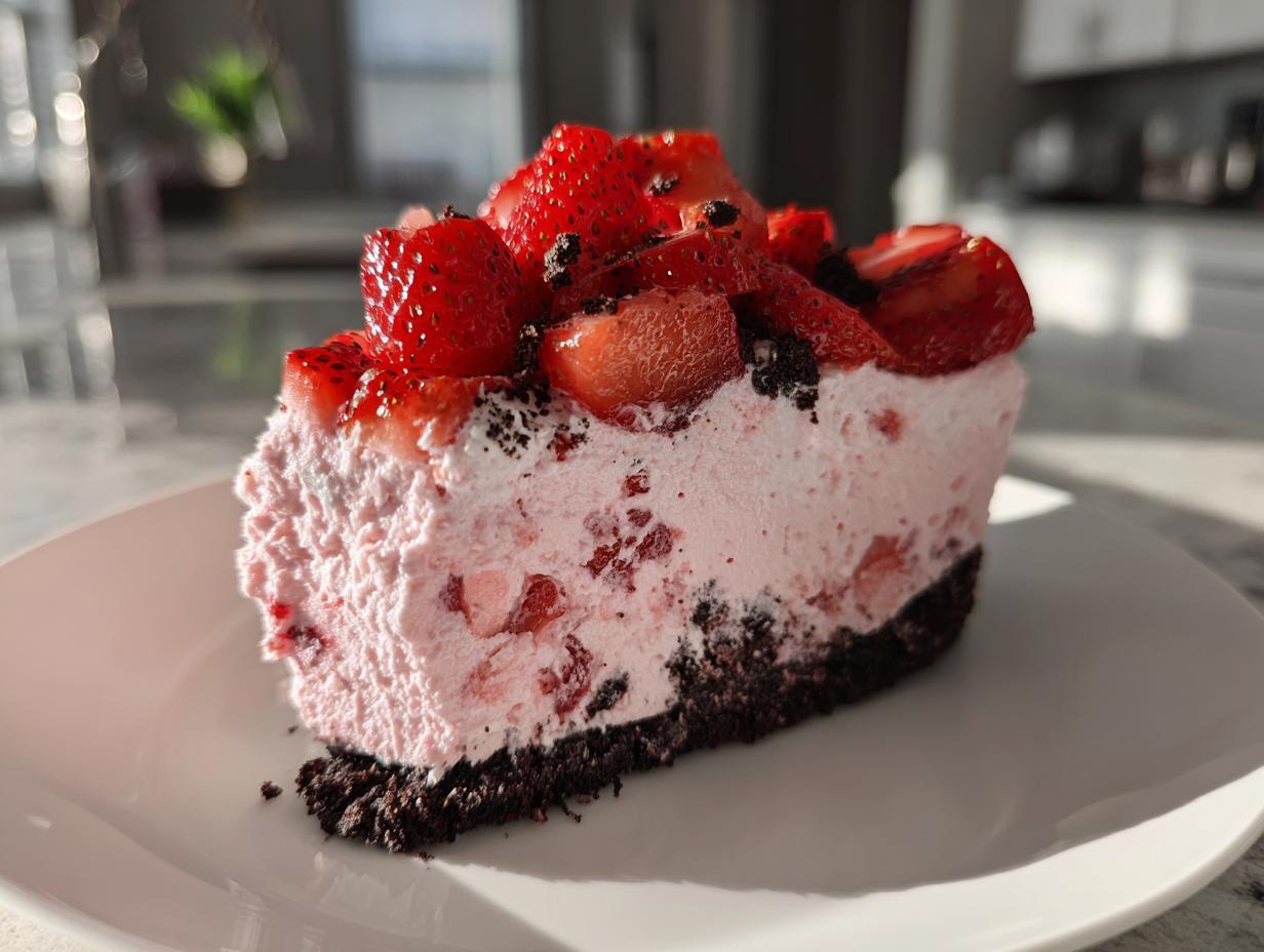 Erdbeermousse Torte - Featured