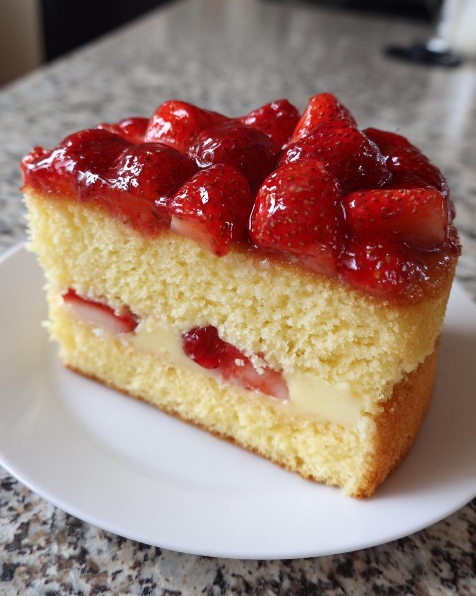 Erdbeertorte mit Vanillepudding - Other 1